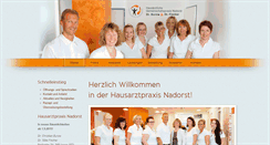 Desktop Screenshot of hausarzt-nadorst.de