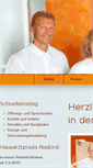 Mobile Screenshot of hausarzt-nadorst.de